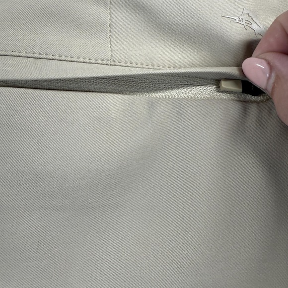 Tommy Bahama Pants Mens 54x32 Beige Khaki Performance Stretch Golf Big and Tall - Picture 13 of 14